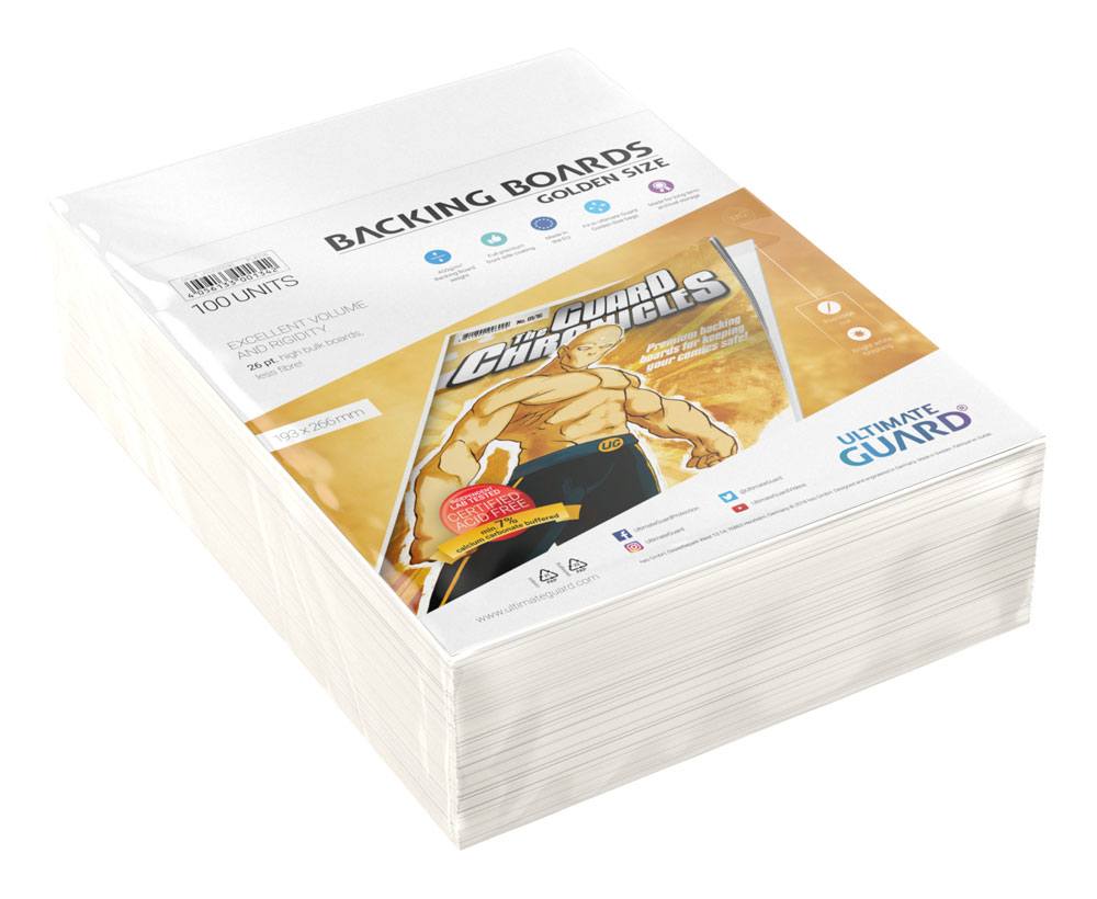 Ultimate Guard Comic Backing Boards Golden Size (100) Frikytopia