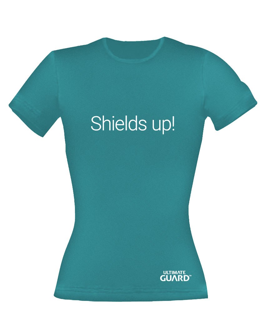 Ultimate Guard Camiseta Chica Shields Up! Gasolina Azul Frikytopia