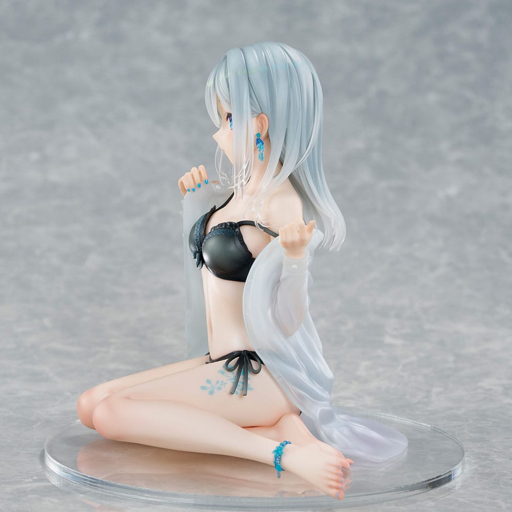 Original Character Estatua PVC 1/7 Silver-Haired Girl Sky Blue Morning Special Outfit Ver. by Fuumi Illustration 16 cm