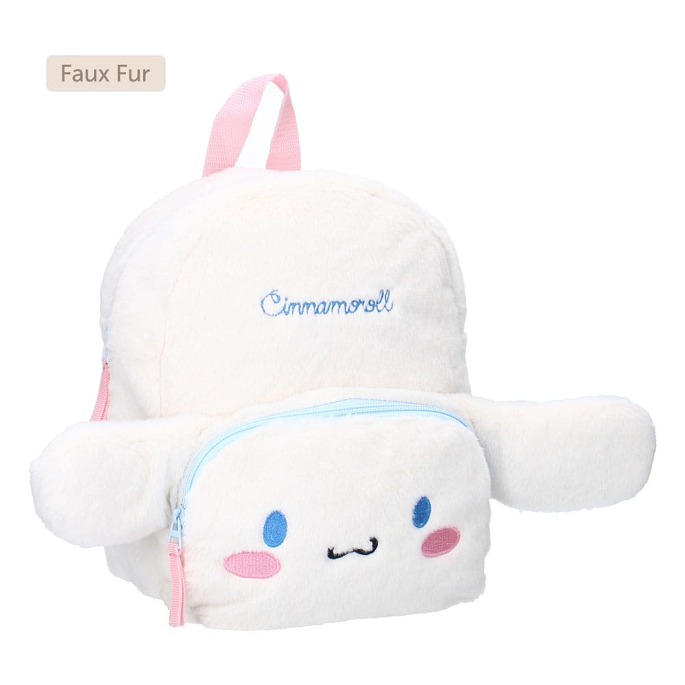 Sanrio Mochila Cinnamoroll Fluffy Festival White 26 cm