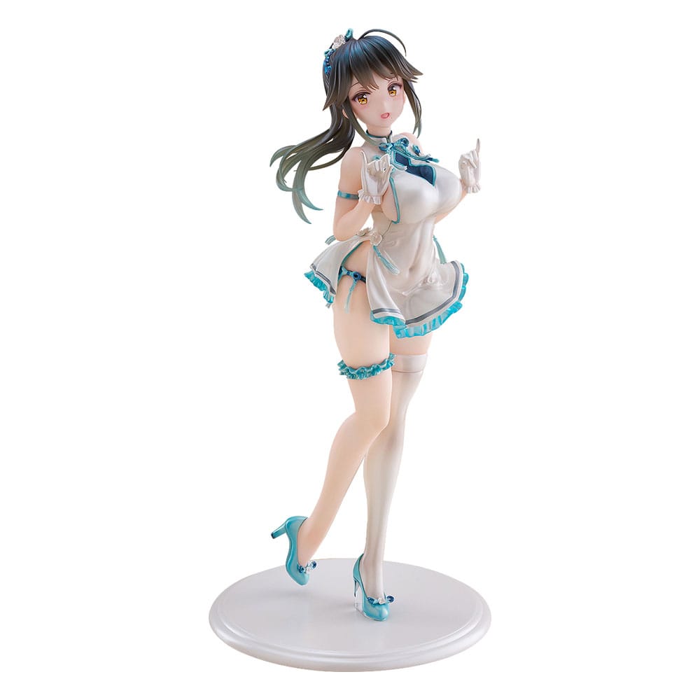 Avian Romance Pink Label 5 Estatua PVC 1/6 Ponytail Girl: Qipao 29 cm Frikytopia