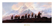 El Señor de los Anillos Litografia The Fellowship of the Ring: 20th Anniversary 59 x 30 cm