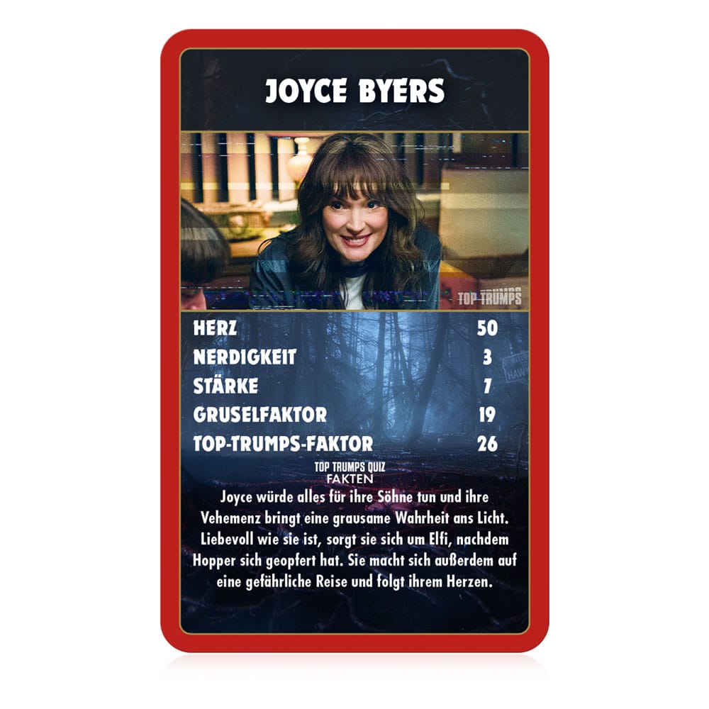 Stranger Things Juego de Cartas Top Trumps Collectables Inglés