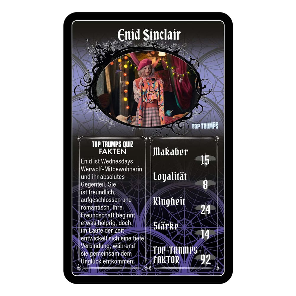 Wednesday Juego de cartas Top Trumps *Edición Alemán*