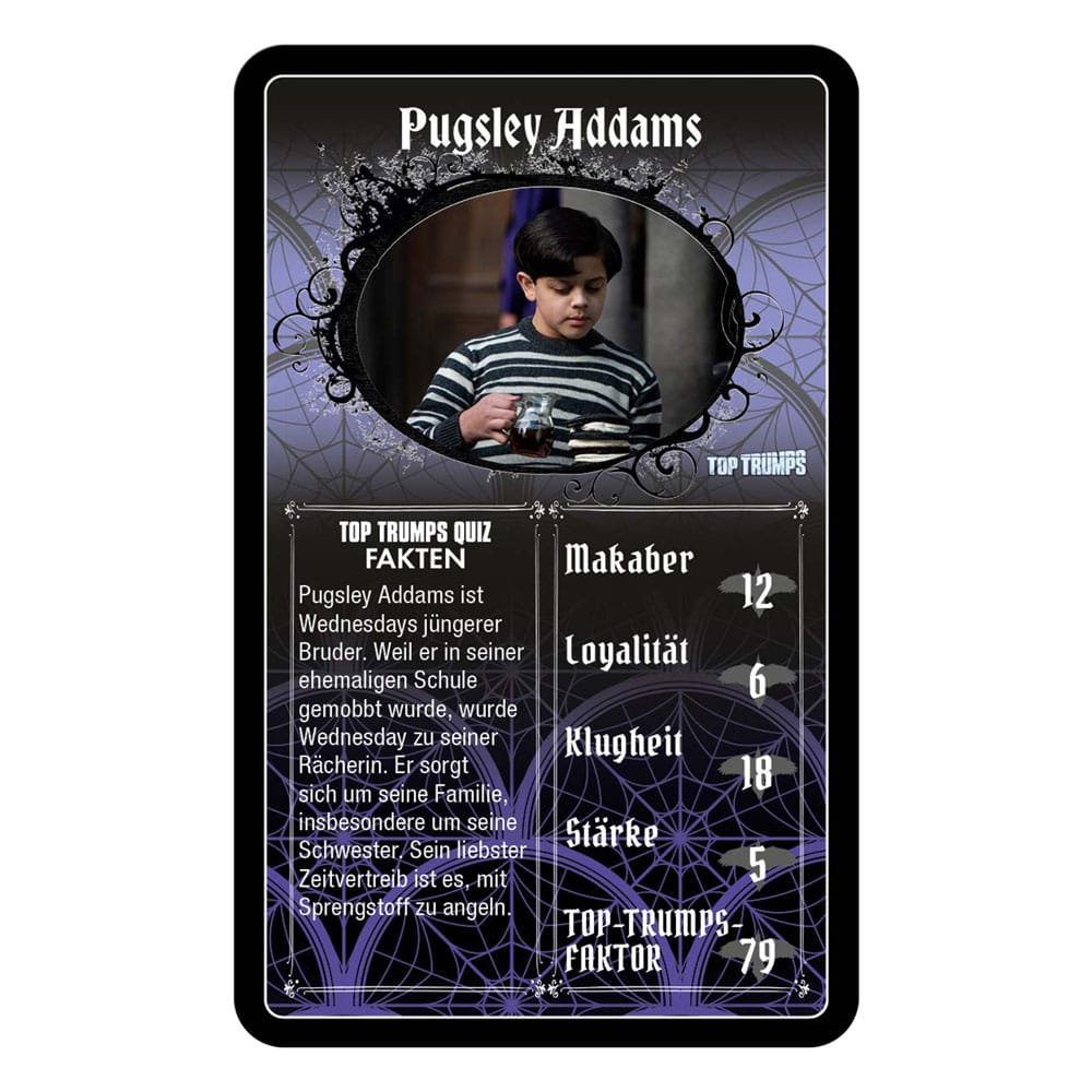 Wednesday Juego de cartas Top Trumps *Edición Alemán*