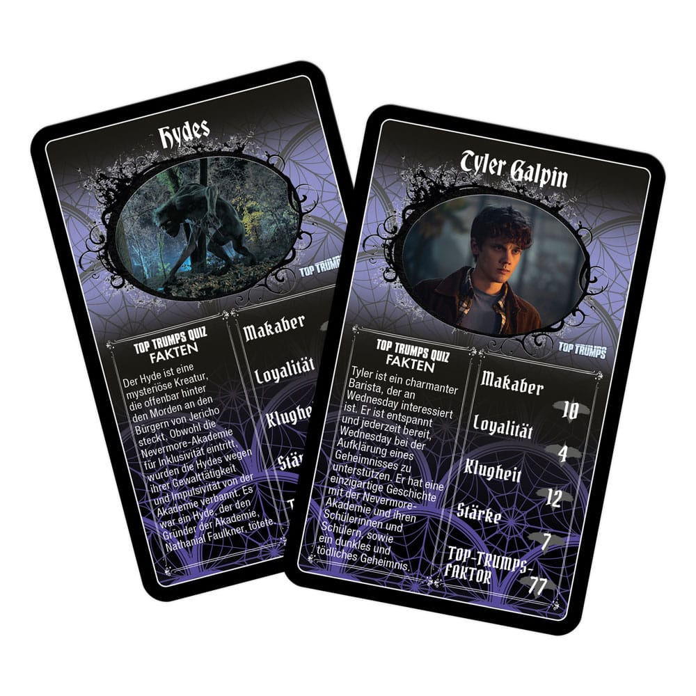 Wednesday Juego de cartas Top Trumps *Edición Alemán*