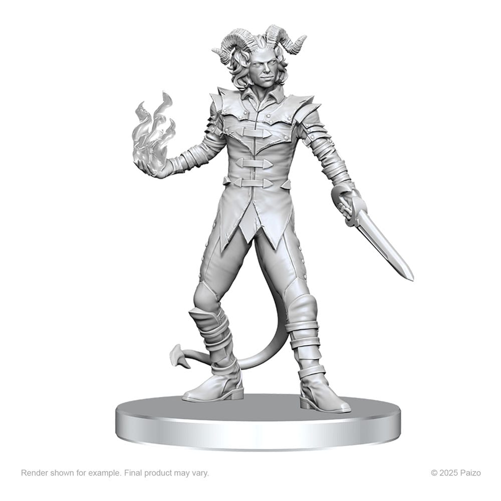 Pathfinder Deep Cuts Miniaturas sin pintar Vordine (Infantry Devil) & Pitborn Rogue