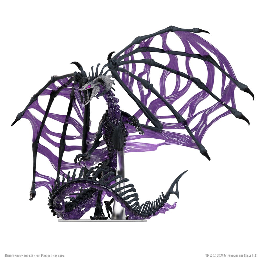 D&D Icons of the Realms Miniatura pre pintado "Boxed Miniature" Black Dracolich 30 cm
