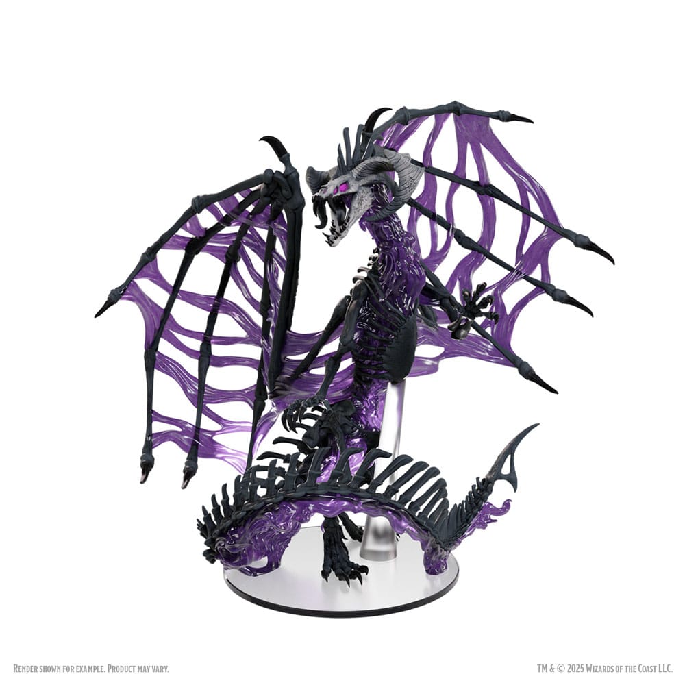 D&D Icons of the Realms Miniatura pre pintado "Boxed Miniature" Black Dracolich 30 cm