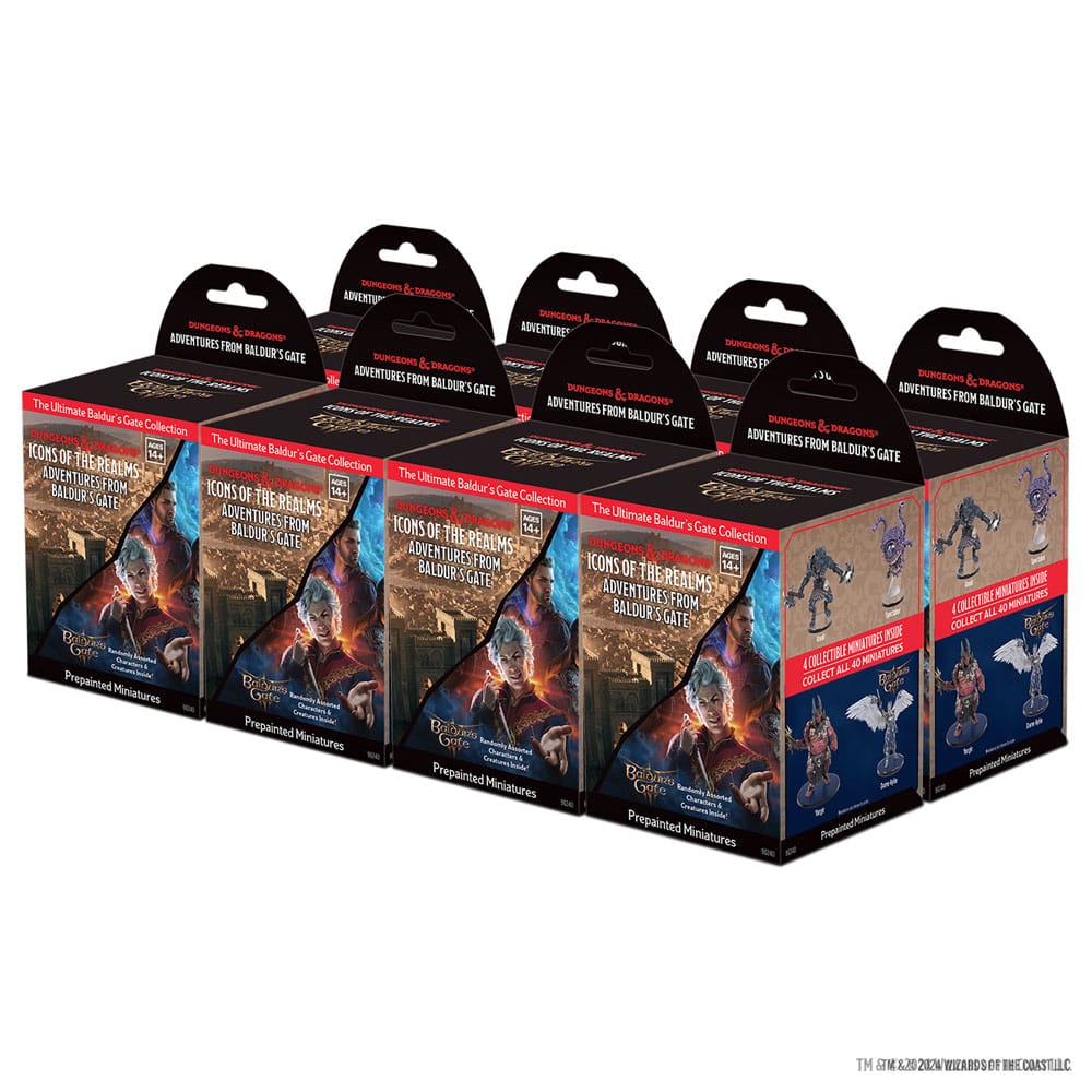 D&D Icons of the Realms Adventures From Baldur's Gate Booster Brick Frikytopia