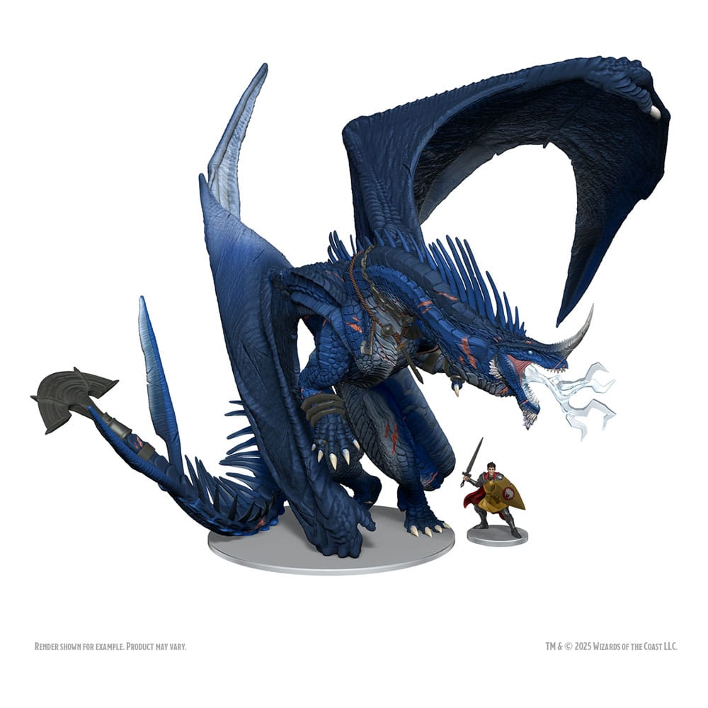 D&D Icons of the Realms Miniatura pre pintado "Boxed Miniature" Ancient Blue Dragon 20 cm