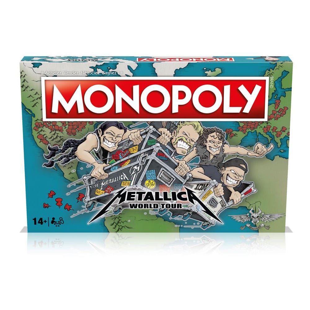 Metallica Monopoly Metallica World Tour *versión francés*