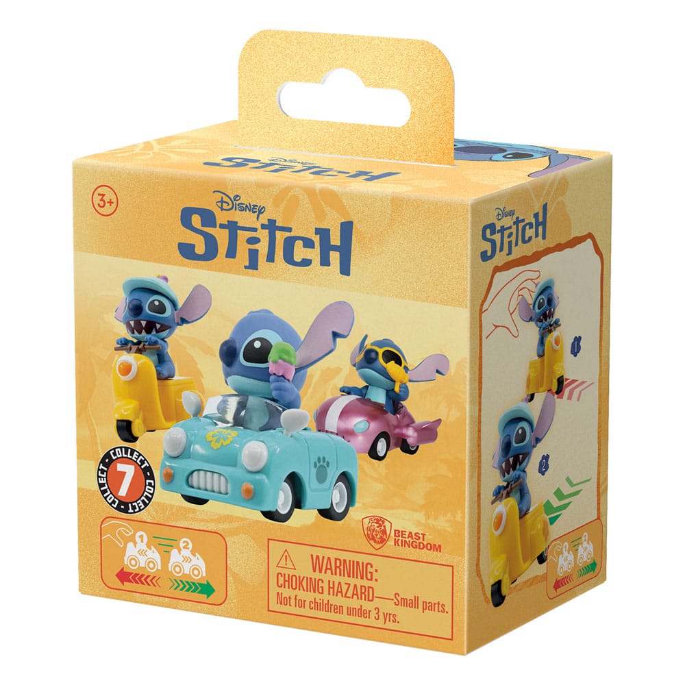 Lilo & Stitch Vehículos de cuerda con Figuras Zoom Hero Stitch Surtido (Blind Box Ver.) (12)