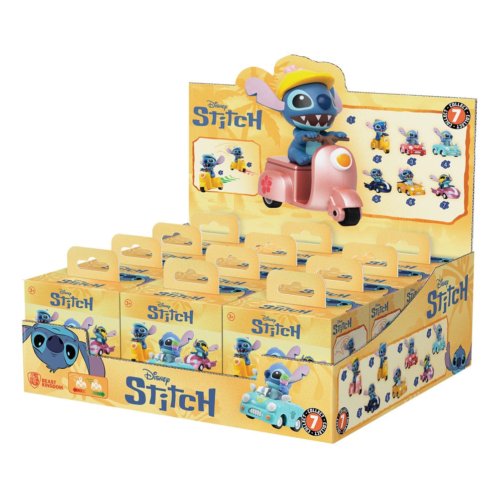 Lilo & Stitch Vehículos de cuerda con Figuras Zoom Hero Stitch Surtido (Blind Box Ver.) (12)