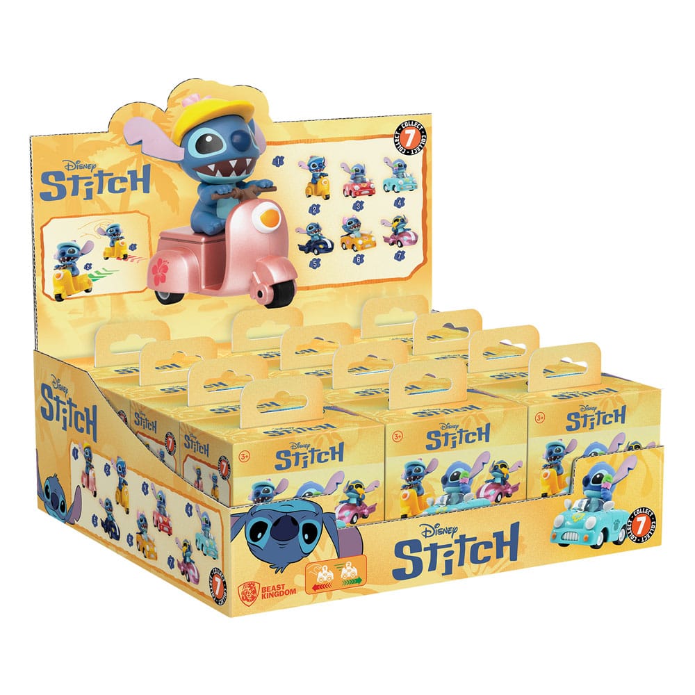 Lilo & Stitch Vehículos de cuerda con Figuras Zoom Hero Stitch Surtido (Blind Box Ver.) (12)