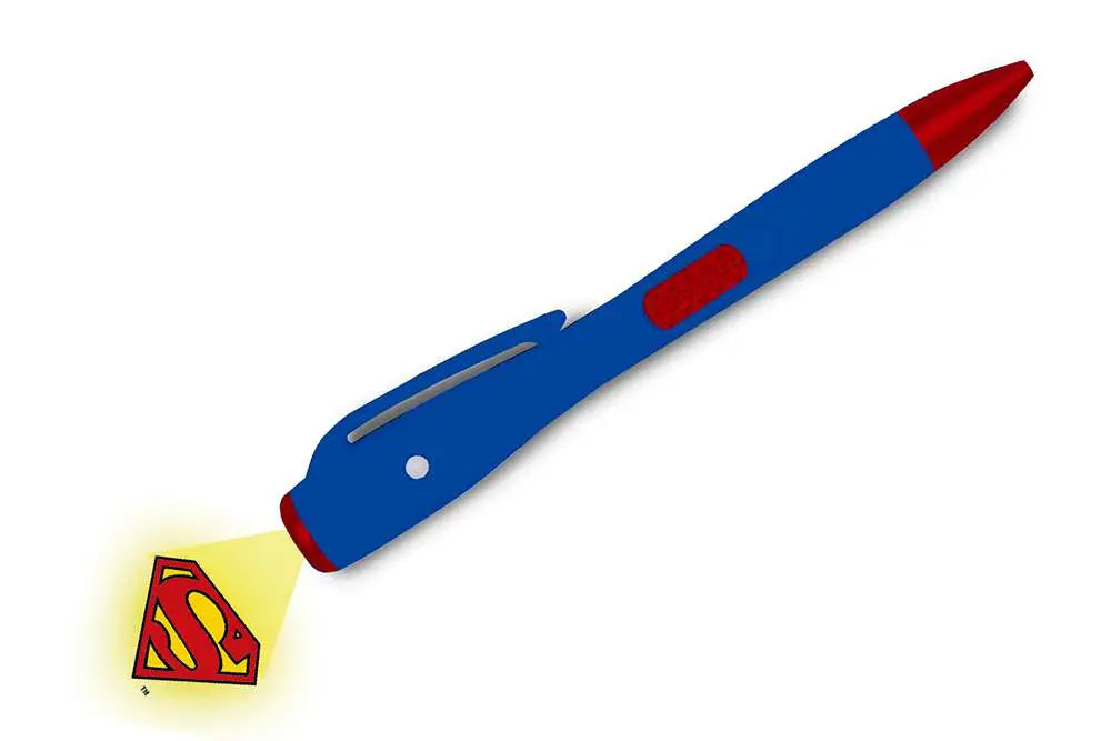 Superman Bolígrafo con luz Logo