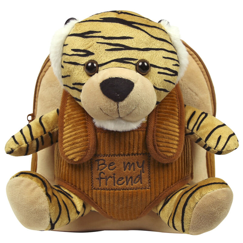 Mochila + peluche Tigre Joe 26cm Frikytopia