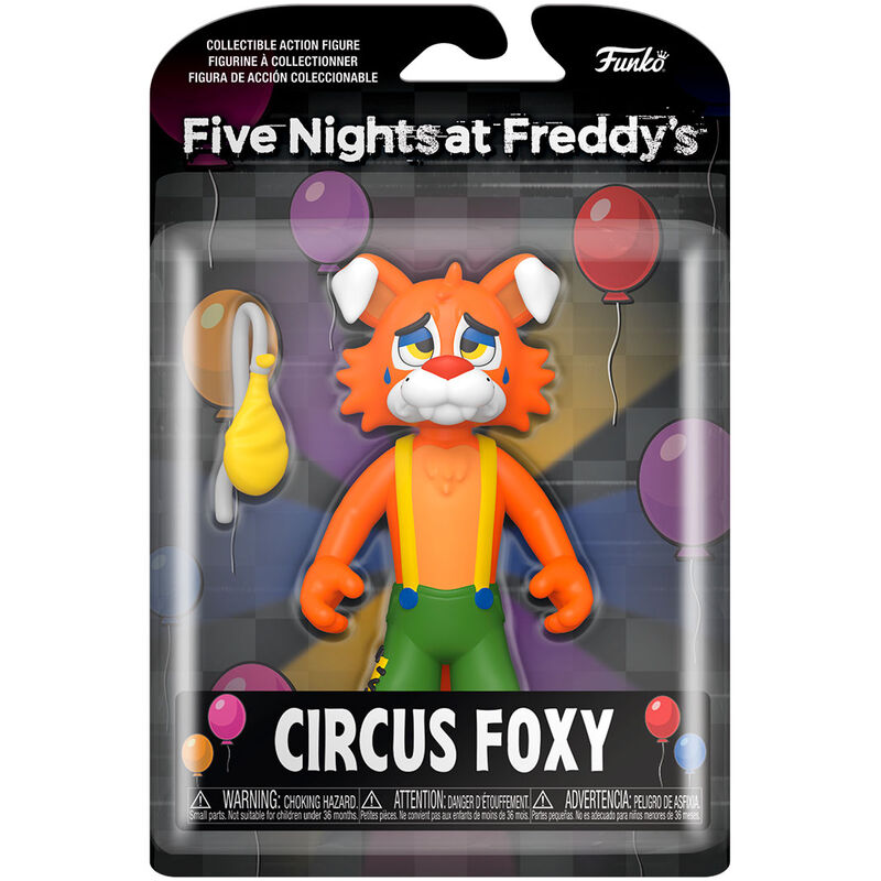 Figura Action Five Nights at Freddys Circus Foxy 12,5cm Frikytopia
