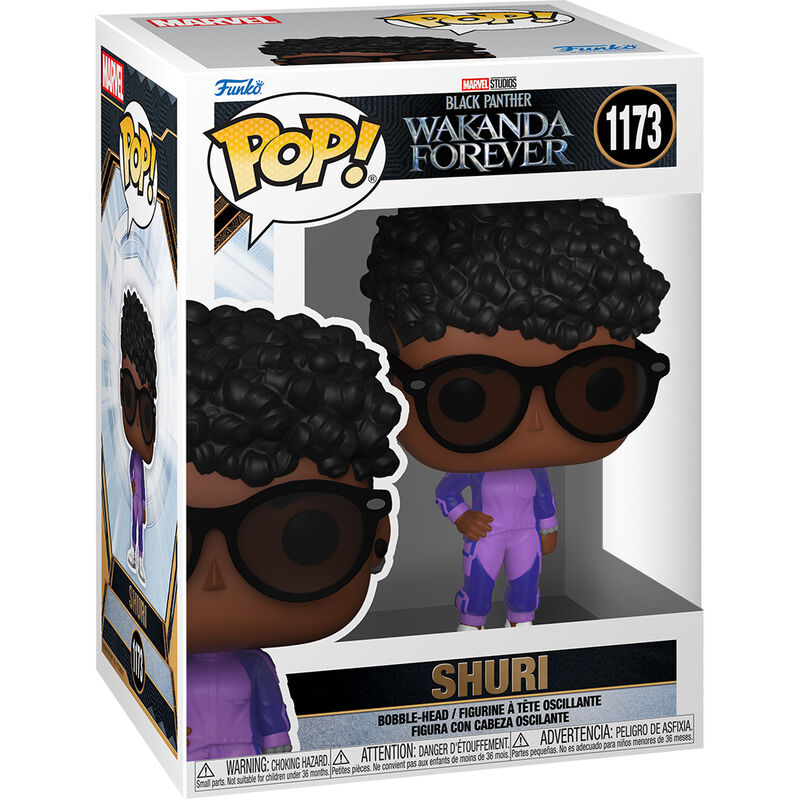 Figura POP Marvel Black Panther Wakanda Forever Shuri Frikytopia