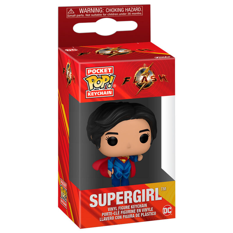 Llavero Pocket POP DC Comics The Flash Supregirl Frikytopia