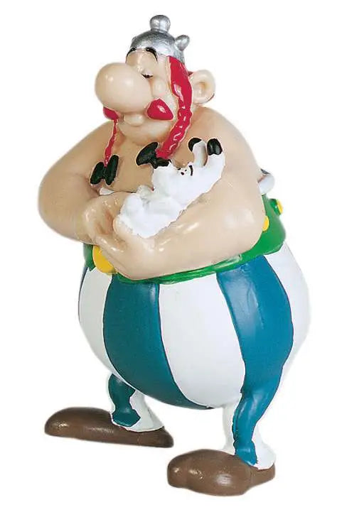 Astérix el Galo Minifigura Obelix con Idefix 8 cm