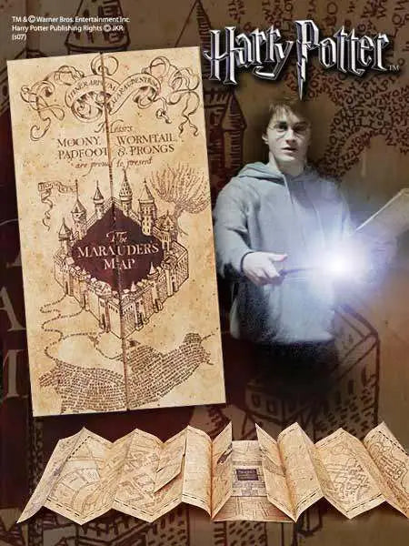 Replica the noble collection harry potter mapa del merodeador