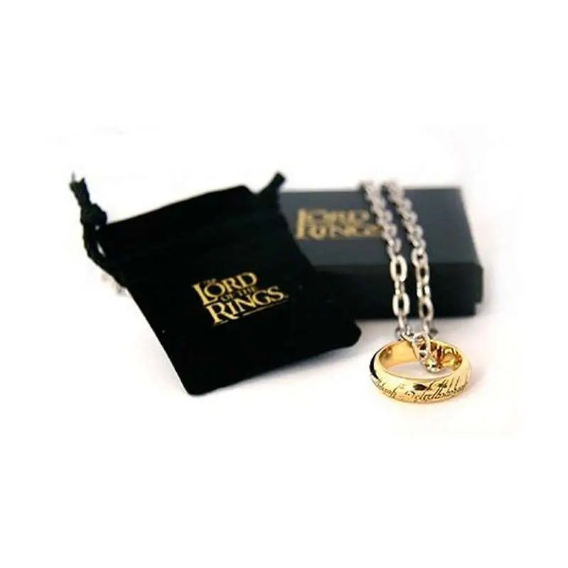 El Señor de los Anillos Anillo Único bañado en oro