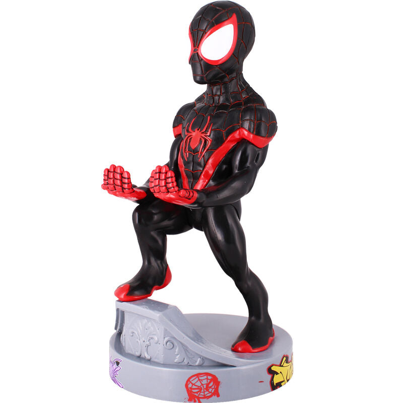 Spider-Man Soporte Cably Guys Miles Morales 20 cm Frikytopia