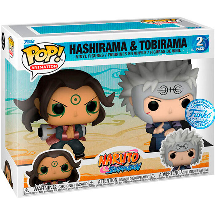 Blister 2 figuras POP Naruto Shippuden Hashirama & Madara Frikytopia