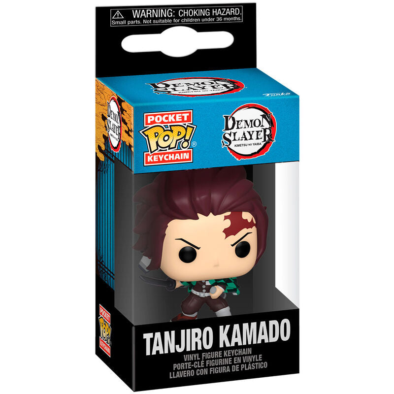 Llavero Pocket POP Demon Slayer Kimetsu no Yaiba Tanjiro Kamado Frikytopia