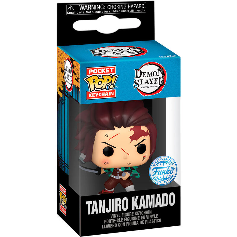 Llavero Pocket POP Demon Slayer Kimetsu no Yaiba Tanjiro Kamado Frikytopia