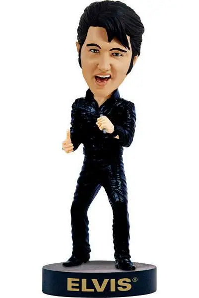 ELVIS BLACK LEATHER BOBBLE HEAD Frikytopia