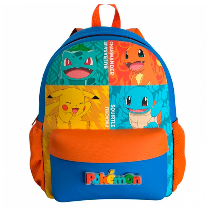 Mochila Starters Pokemon 40cm Frikytopia