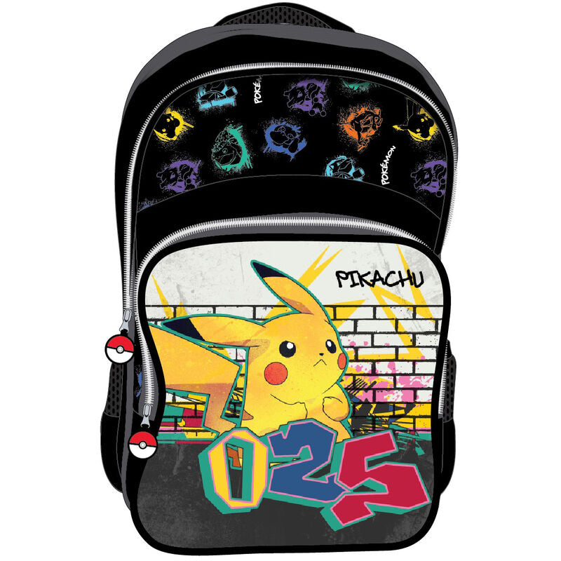 Mochila Pikachu Pokemon 42cm adaptable Frikytopia