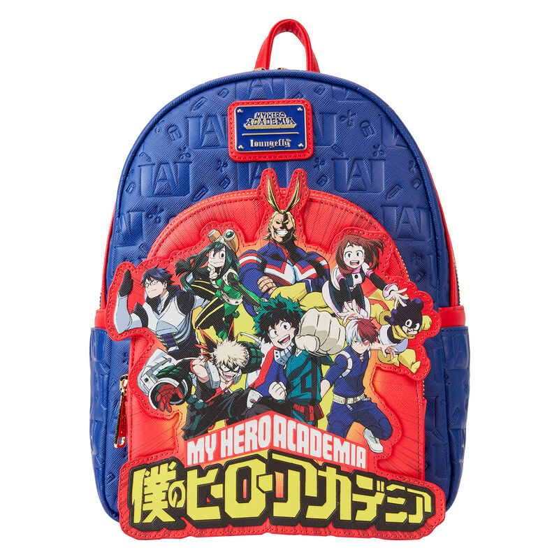 Mochila Group Debossed Logo My Hero Academia Loungefly 26cm Frikytopia