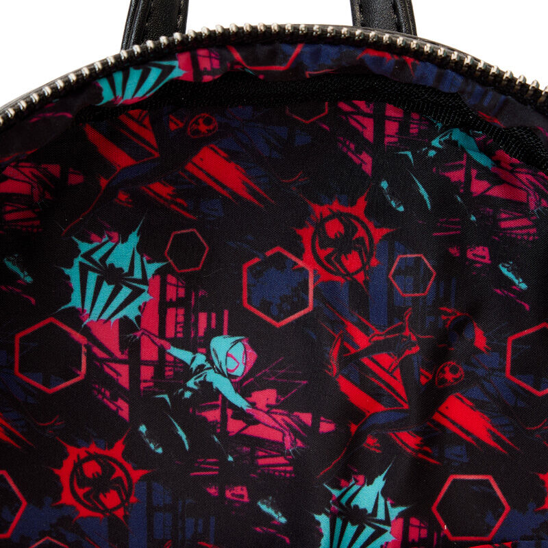 Mochila lenticular Cruzando el Multiverso Spiderman Marvel Loungefly 2