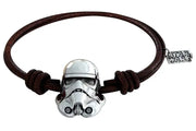 SW STORMTROOPER SILVER Pulsera BRWN LTH