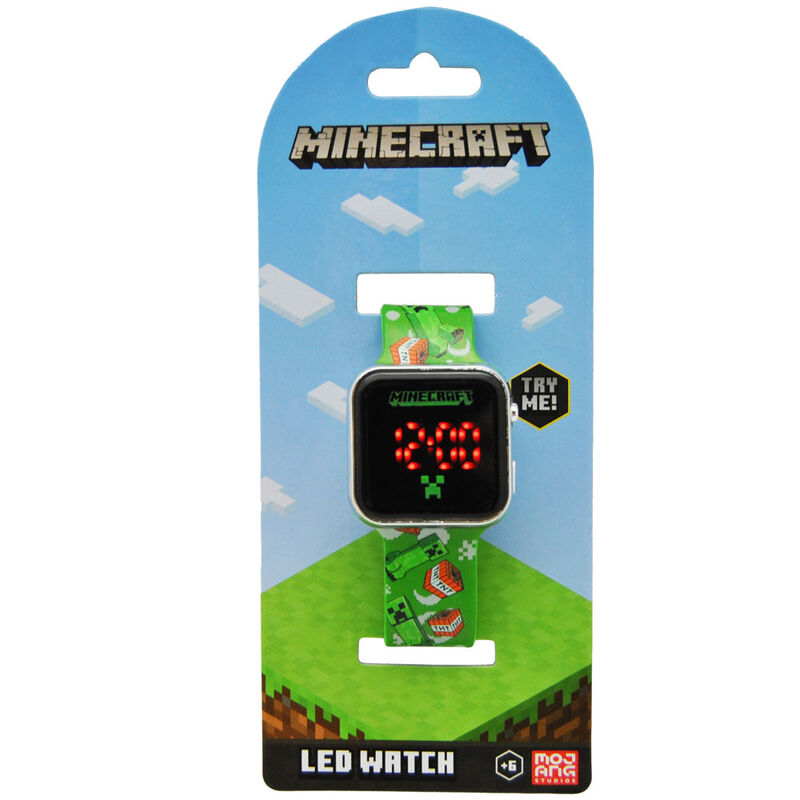 Reloj led Minecraft Frikytopia