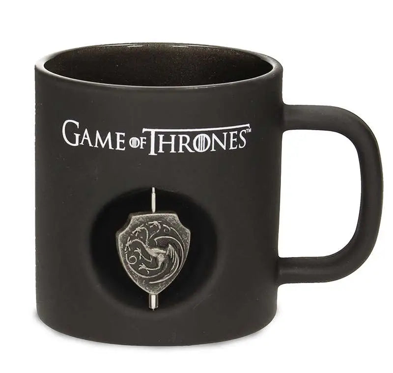 GAME OF T TARG SPIN LOGO BLACK CRYST MUG Frikytopia
