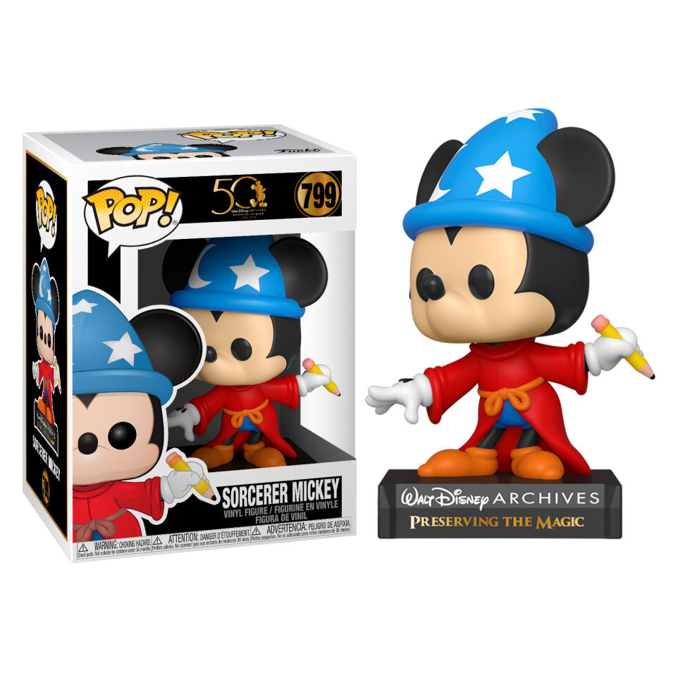 Figura POP Disney Archives Sorcerer Mickey Frikytopia