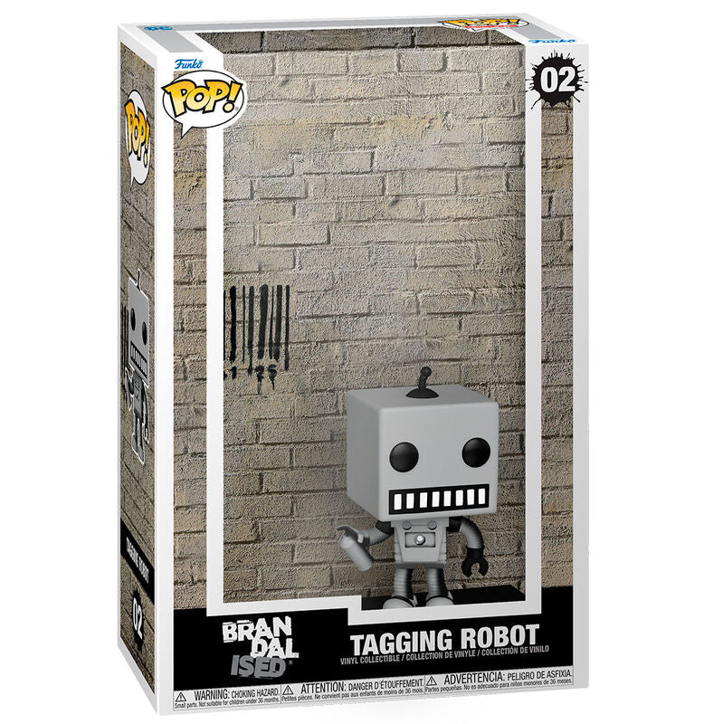 Figura POP Art Cover Brandalised Tagging Robot Frikytopia