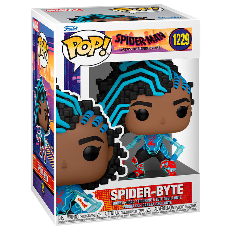Figura POP Marvel Spiderman Across the Spiderverse Spider-Byte Frikytopia