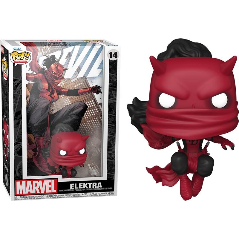 Figura POP Comic Cover Marvel Daredevil Elektra Frikytopia