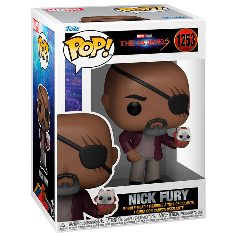 Figura POP Marvel The MarvelS Nick Fury Frikytopia