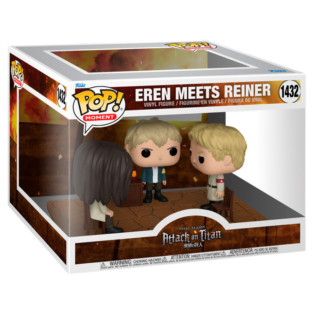 Figura POP Moment Attack on Titan Eren Meets Reiner Frikytopia