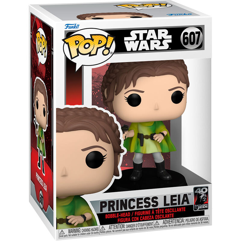 Funko pop star wars retorno del jedi 40 aniversario princesa leia 7074
