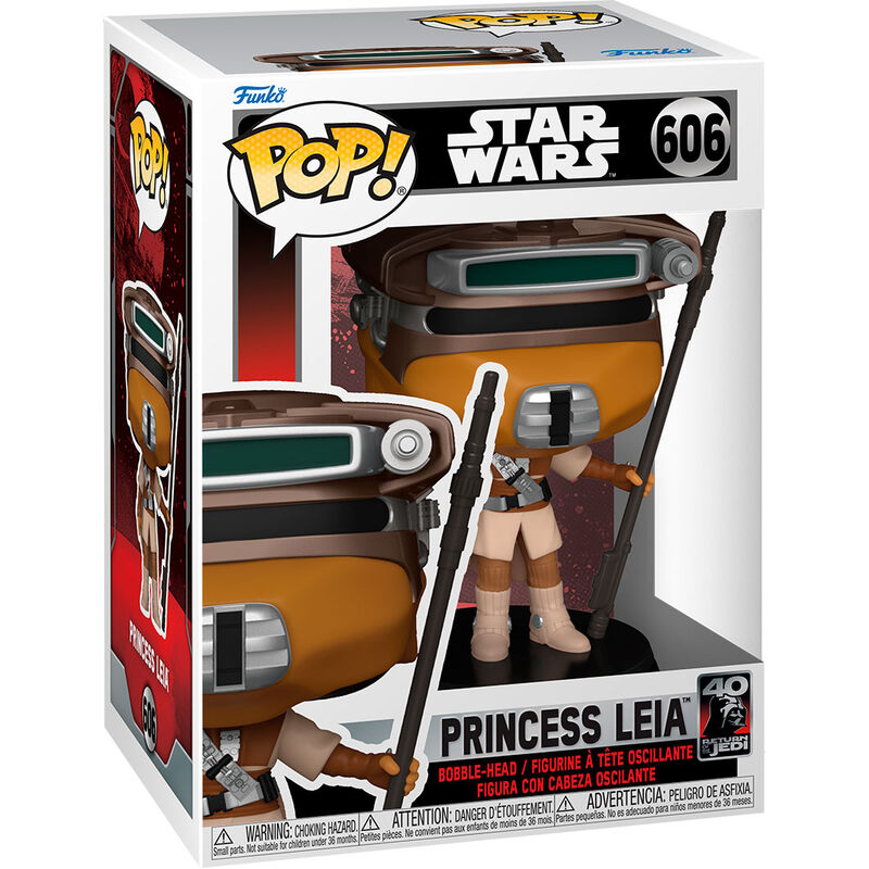 Funko pop star wars retorno del jedi 40 aniversario princesa leia (bou Frikytopia