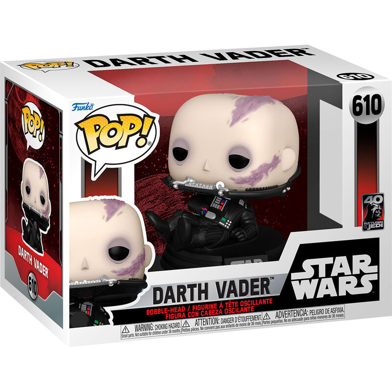 Funko pop star wars retorno del jedi 40 aniversario darth vader desenm Frikytopia