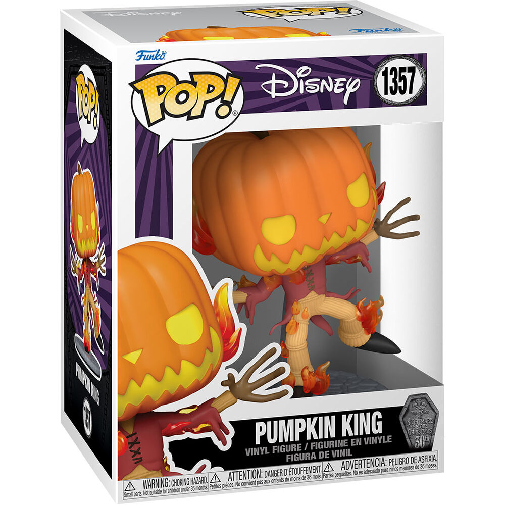Figura POP Disney Pesadilla Antes de Navidad 30th Anniversary Pumpkin Ki