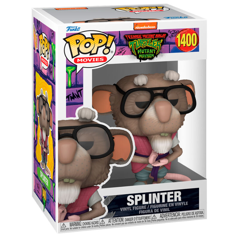 Figura POP Tortugas Ninja Splinter Frikytopia